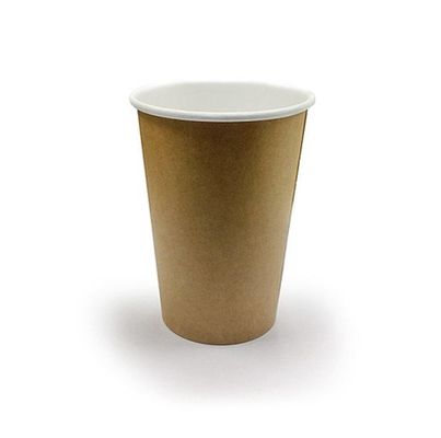 Ecoの友好的な二重PEのコーティングのクラフトの使い捨て可能なペーパー コーヒー カップ