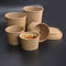 カスタマイズされた印刷された食品容器のMulti-size使い捨て可能なレストランの米26oz注文のクラフト包装紙ボール