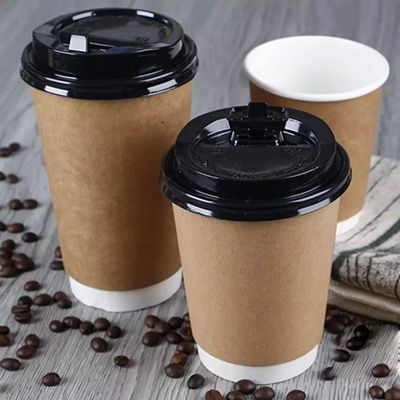 カスタマイズされる熱いコーヒー使い捨て可能な紙コップの二重壁380mlを取り除きなさい