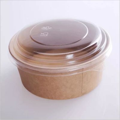 1300ml食糧パッキングのためのふたが付いているペーパー大きく使い捨て可能なサラダ ボール