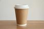 クラフト30ozは使い捨て可能な二重壁の飲むコーヒー紙コップを印刷した