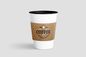 使い捨て可能なコーヒー クラフト紙のカップ・ホルダーのペーパー コーヒー注文のコップの袖